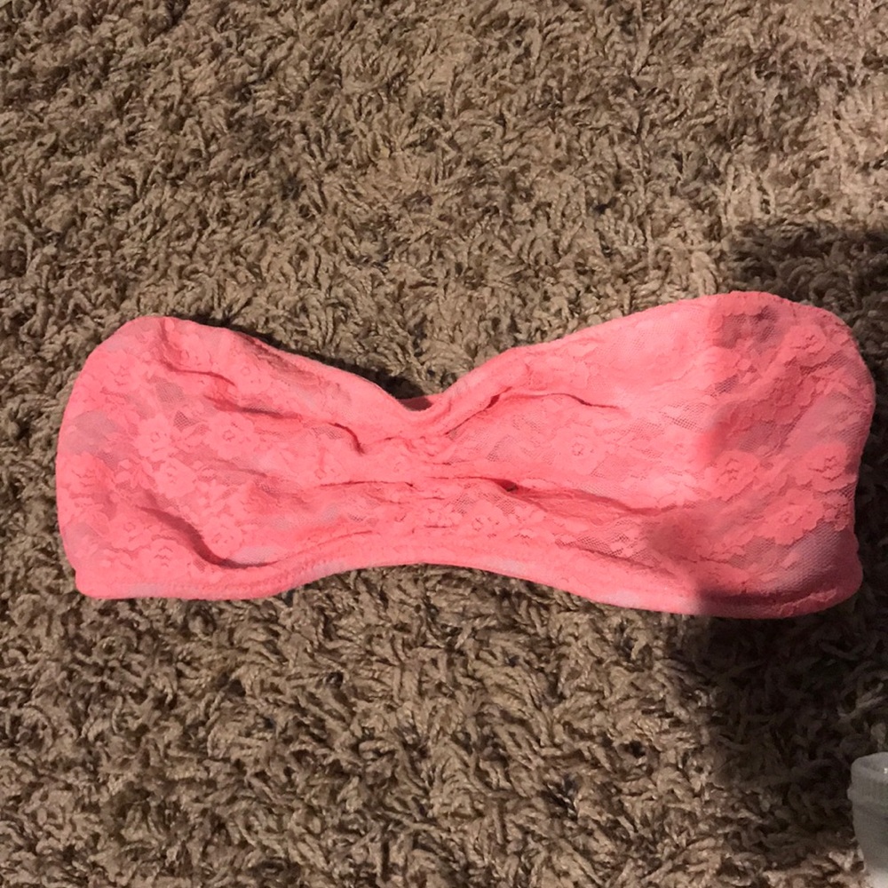 VS pink peach bandeau